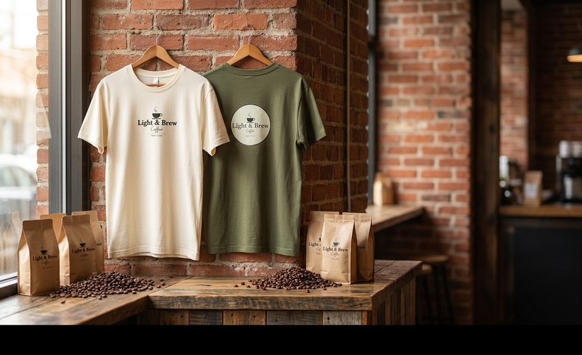 Light and Brew cotton tee